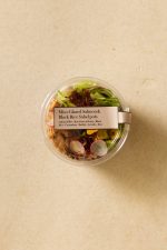 Miso-Glazed Salmon & Black Rice Salad pots