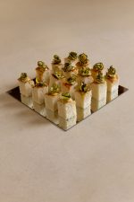 Saffron focaccia & grilled zucchini