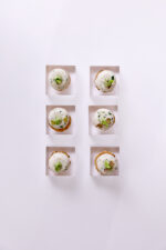 Oriental Chicken Sphere, Fresh Herbs & Za’atar Cookie