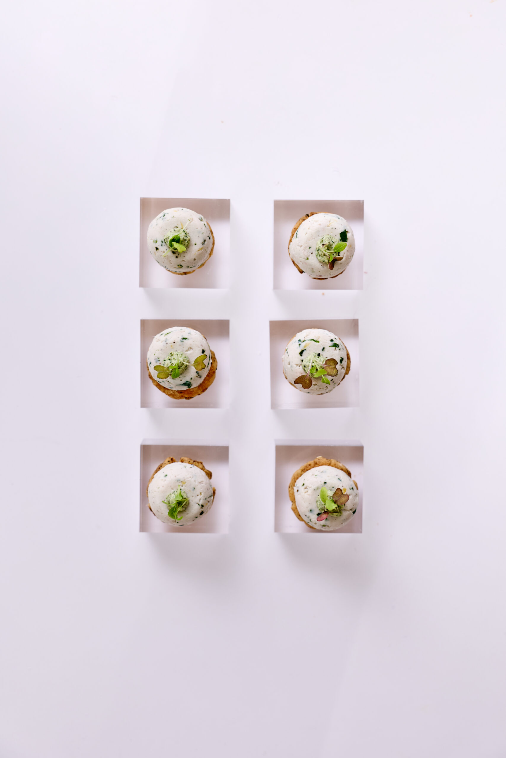 _65A7862 Oriental Chicken Sphere, Fresh Herbs & Za’atar Cookie - Image 1