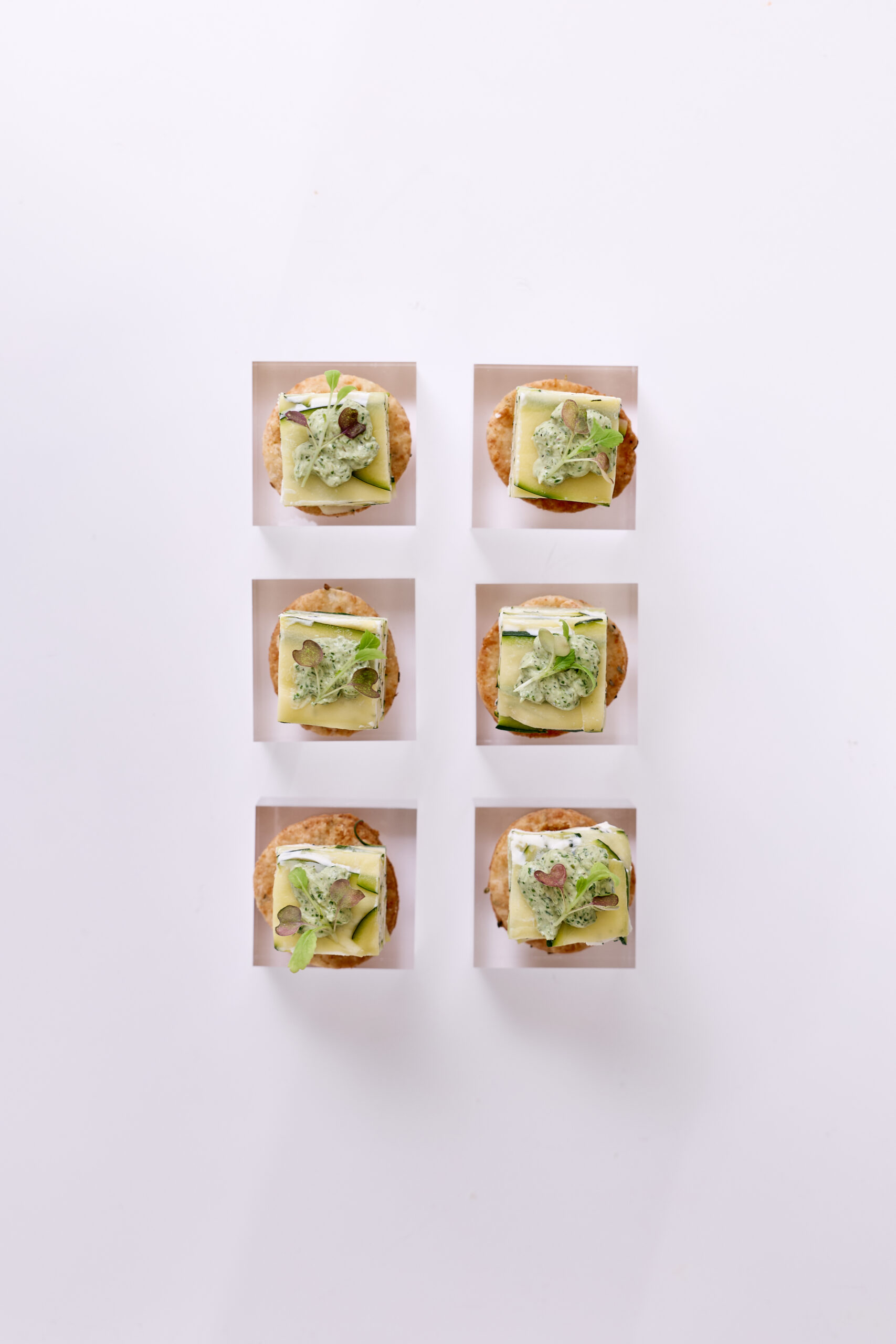 _65A7868 Zucchini Mille-Feuille, Herb Cream & Parmesan Sablé - Image 1